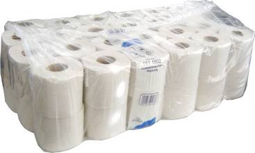 Papier toilette Basic 2 épaisseurs blanc recyclé 48 rouleaux de 250 feuilles
