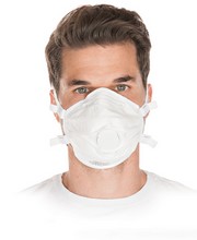 Masque de protection respiratoire dolomite, avec soupape, niveau de protection: FFP3