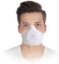 Masque de protection respiratoire COMFORT, sans soupape, niveau de sécurité: FFP3