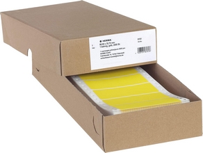 Étiquettes en continu 1 de front jaune 88,9 x 35,7 mm 2000pcs