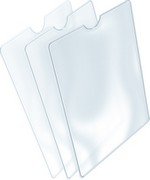 Pochette protection PP 14/100éme transparentes 76x107mm cartes d identité