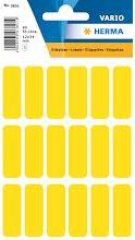 Etiquettes universelles 12x34mm jaune 90 pcs