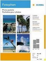 Pochettes fotophan pour 8 photos 10x15cm verticale fond blanc 250 pcs