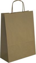 Sac cadeau papier kraft 100g L240xP110xH310mm brun par 50