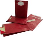 Pochettes cadeau plates 125x210mm Rouge par 250