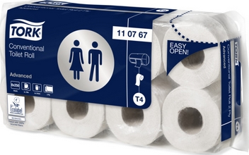 Papier toilette rouleau traditionnel Advanced - 2 plis par 8