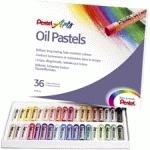 Pastels à l huile Pentel Arts, étui en plastique de 36