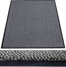 Tapis anti-salissure en PP velour 450g antidérapant 60x90cm chiné anthracite anthracite