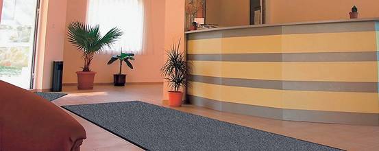 Tapis anti-salissure polyvalent Karaat 115x240cm gris