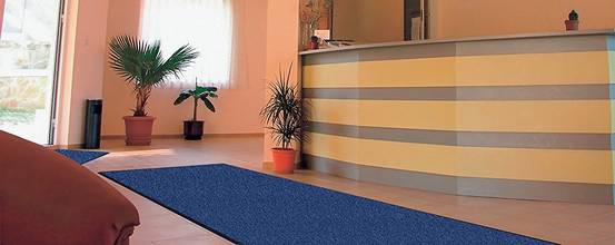 Tapis anti-salissure polyvalent Karaat 115x240cm bleu