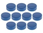 Aimants diamètre 34mm force adhésive 2000g bleus par 10