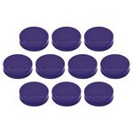 Aimants ergonomique diamètre 30mm force adhésive 700g violet par 10