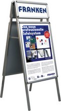 Porte-affiches Standard Plus A1 avec surmontoir