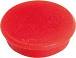 Aimant diamètre 32 mm force adhésive 800 g par 10 rouge