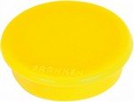 Aimant diamètre 38 mm force adhésive 1500 g par 10 jaune