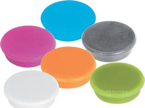 Aimant MagFun rond diamètre 32mm force adhésive 800g vert clair par 10