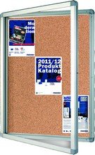 Vitrines d´Affichage eco fond liège pour 12 x A4