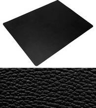 Set de table cuir véritable ligne Raw 330 x 450 mm noir