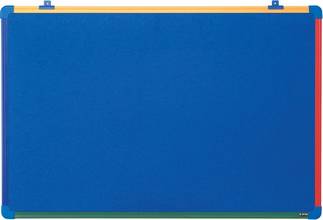 Tableau mural en feutre pour enfants Schoolmate bleu L900xH600mm