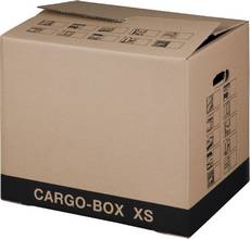 Cartons de déménagement CARGO-BOX XS fond automatique L455xP345xH380mm