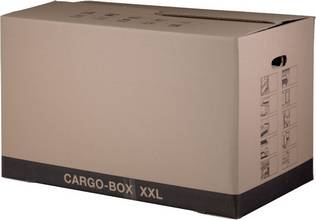 Cartons de déménagement CARGO-BOX XXL fond automatique L750xP420xH440mm