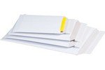 Pochettes d'expédition carton rigide 450g A3 L321xP455xH32mm blanc par 25