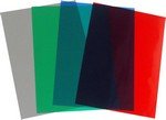 Plats de couverture transparent A4 PVC 200 microns couleur assortie par 100