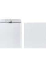 Pochettes C4 blanches sans fenêtre auto-adhésive 90g sachet de 10
