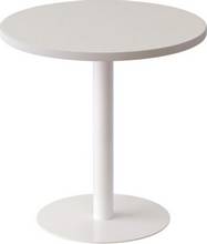 Table basse ronde easyDesk diamètre et hauteur 800 mm blanc