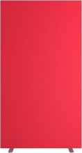 Cloison de séparation fixe easyScreen surface textile largeur 940mm rouge