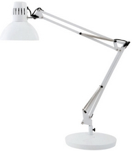 Lampe de bureau LED Archi 7 watt pince/socle blanc