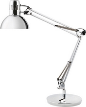 Lampe de bureau LED Archi 7 watt pince/socle chrome