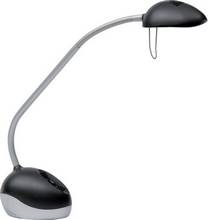 Lampe de bureau LED Ledx 5,5watt lumière blanc chaud 2700k noir/argent