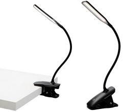 Lampe de lecture LED rechargeable LEDCLIP, noir