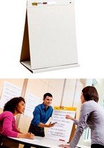 Post-it géant Meeting-Charts chevalet 50,8 x 58,4 cm blanc 20 feuilles