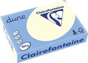 Papier multifonction Dune Clairefontaine A4 160g blancheur naturelle 250 feuilles