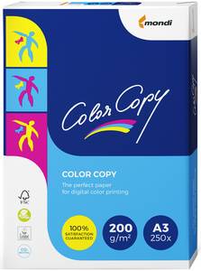 Papier A3 200g multifonction Color Copy blanc CIE 163 par 250 feuilles