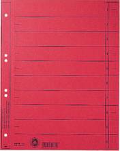 Intercalaires A4 extra large carton manila 230g 10 onglets découpables rouge par 100