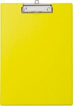Porte-bloc en carton filmé A4 jaune