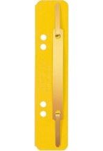 Relieur à lamelle carton 320g courte 35x158mm jaune par 25