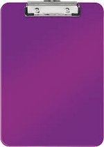 Porte-bloc Leitz Wow A4 L228xH320mm polystyrène violet métallisé