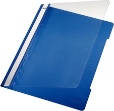 Chemise à lamelles Standard PVC rigide A4  bleu