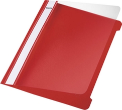 Chemise à lamelles Standard PVC A5 rouge
