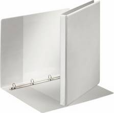 Classeur personnalisable Standard 4 anneaux A4+ blanc dos 29mm