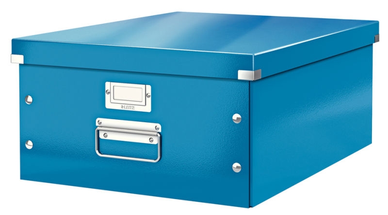 Boite de rangement Click and Store WOW A3 369x200x482 bleu