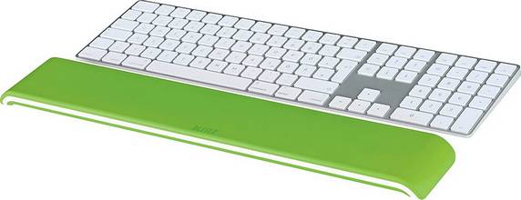 Repose-poignet réglable pour clavier Leitz Ergo WOW blanc/vert