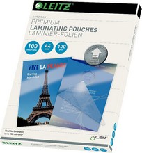 Pochettes plastification Leitz iLAM UDT A4 brillantes 200 microns 2x100 par 100