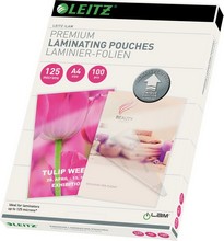 Pochettes plastification Leitz iLAM UDT A4 brillantes 205 microns 2x125 par 100