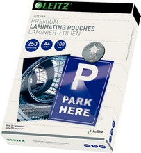 Pochettes plastification Leitz iLAM UDT A4 brillantes 500 microns 2x250 par 100