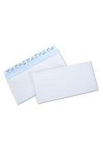 Enveloppes blanches 110x220mm DL 75g auto-adhésives sans fenetre par 500